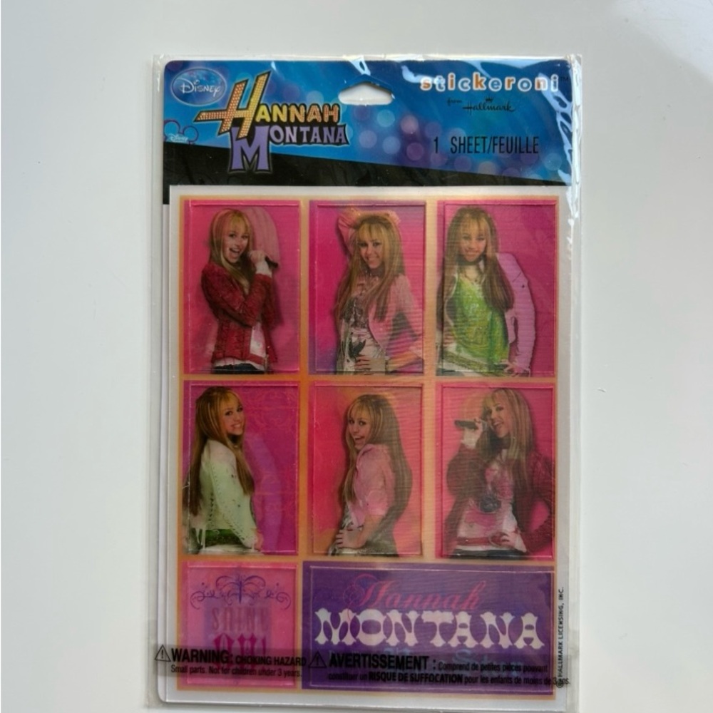 Vintage Hannah Montana Sticker Sheet